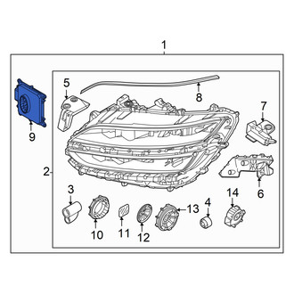 Genesis OE - Front Left Headlight Control Module
