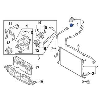 Genesis OE - Upper Radiator Insulator