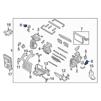 Genesis OE - HVAC Defrost Mode Door Actuator
