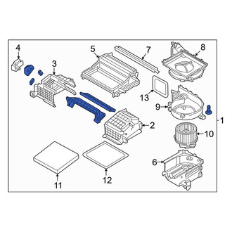 Genesis OE - HVAC Blower Case Assembly