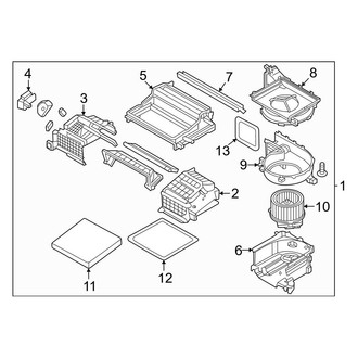 Genesis OE - Air Conditioner & Heater - Blower Motor & Fan