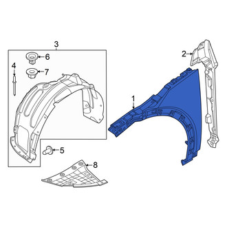 Genesis OE - Front Left Fender