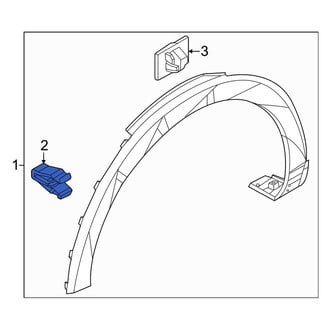 Genesis OE - Wheel Arch Molding Clip