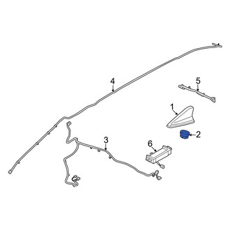 Genesis OE - Radio Antenna Mast Nut