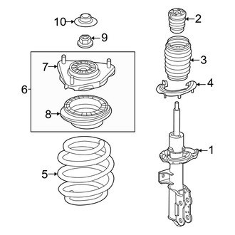 Genesis OE - Front Suspension Strut Mount Insulator