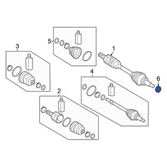 Genesis OE - Front CV Joint Nut
