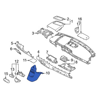 Genesis OE - Right Upper Instrument Panel Trim Panel