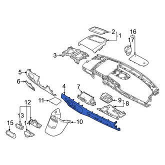 Genesis OE - Right Upper Instrument Panel Trim Panel