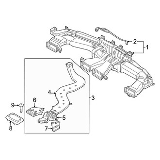 Genesis OE - Front Instrument Panel Air Duct