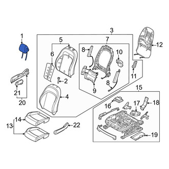 Genesis OE - Front Left Headrest