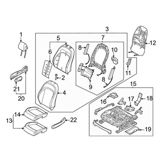 Genesis OE - Seats & Tracks - Passenger Seat Components