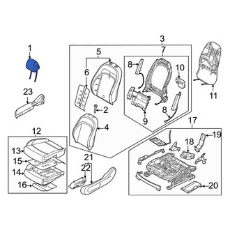Genesis OE - Front Left Headrest