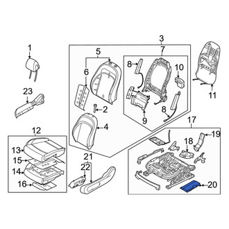 Genesis OE - Front Right Power Seat Control Module
