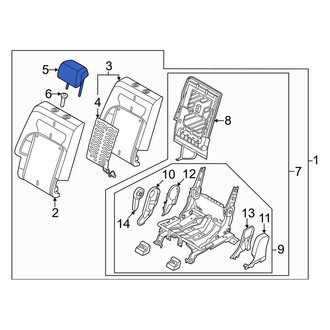 Genesis OE - Rear Right Headrest