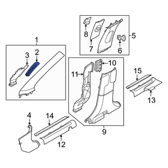 Genesis OE - Left Dashboard Air Vent Trim
