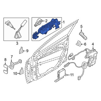 Genesis OE - Front Left Outer Exterior Door Handle