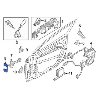 Genesis OE - Front Door Check Cover