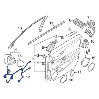 Genesis OE - Front Left Door Wiring Harness