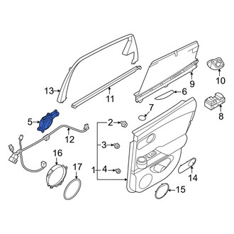 Genesis OE - Rear Left Inner Interior Door Handle