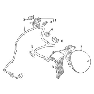 Genesis OE - Quarter Panel - Electrical Components (Charge Port & Door)