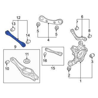 Genesis OE - Rear Lower Rearward Suspension Control Arm