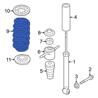Genesis OE - Rear Coil Spring