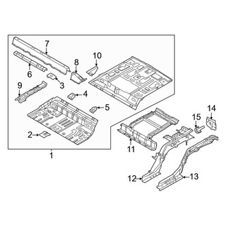 Genesis OE - Rear Body & Floor - Floor & Rails