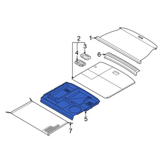 Genesis OE - Rear Trunk Floor Storage Box