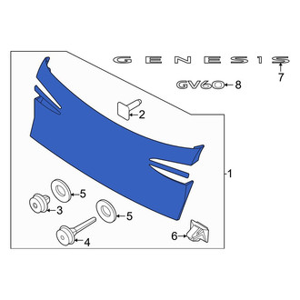 Genesis OE - Rear Liftgate Finish Panel