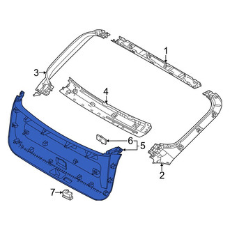 Genesis OE - Rear Lower Liftgate Trim
