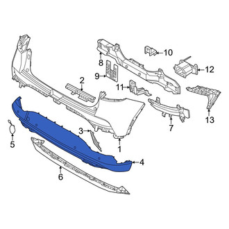 Genesis OE - Rear Lower Bumper Cover