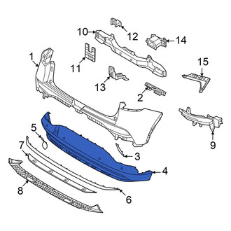 Genesis OE - Rear Lower Bumper Cover