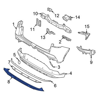 Genesis OE - Rear Bumper Splash Shield