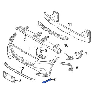 Genesis OE - Front Left Bumper Trim