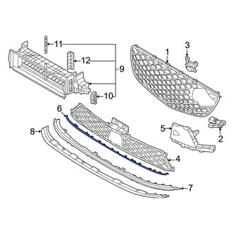 Genesis OE - Front Grille Molding