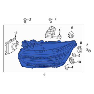 Genesis OE - Front Right Headlight Assembly