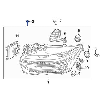 Genesis OE - Inner Headlight Mounting Bolt