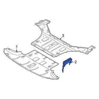 Genesis OE - Front Left Radiator Support Splash Shield