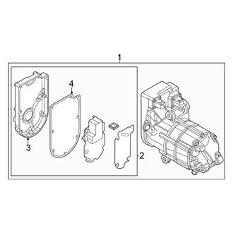 Genesis OE - Air Conditioner & Heater - Condenser, Compressor & Lines (Comressor)