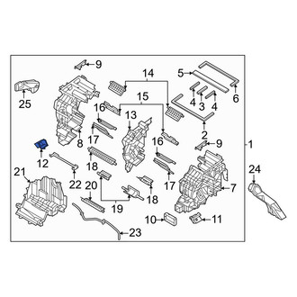 Genesis OE - Left HVAC Unit Case Cover