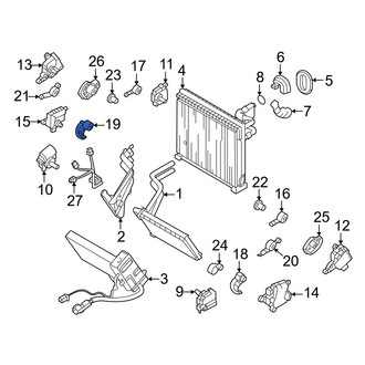 Genesis OE - Left HVAC Blend Door Lever