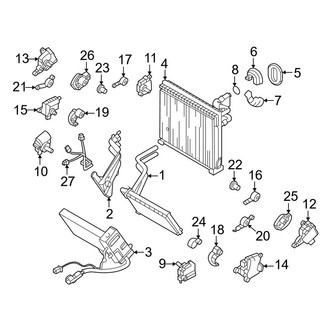 Genesis OE - Air Conditioner & Heater - Evaporator & Heater Components (Cores & Electrical Components)