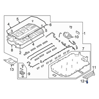 Genesis OE - Front Radiator Support Splash Shield Bolt