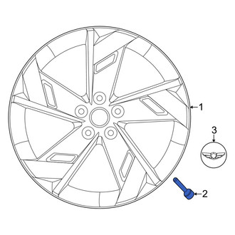 Genesis OE - Wheel Lug Bolt
