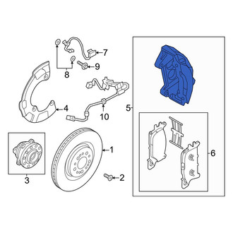 Genesis OE - Rear Left Disc Brake Caliper