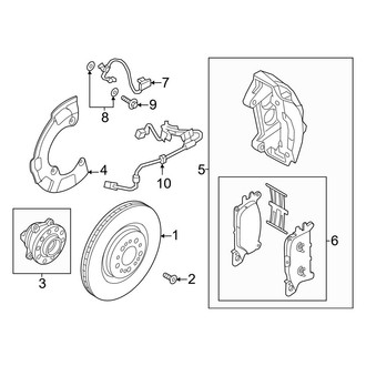 Genesis OE - Front Suspension - Brake Components