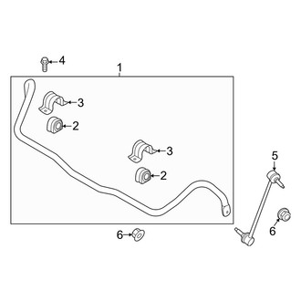 Genesis OE - Front Suspension - Stabilizer Bar & Components