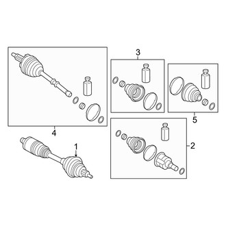 Genesis OE - Front Suspension - Drive Axles (To 02/09/2023)
