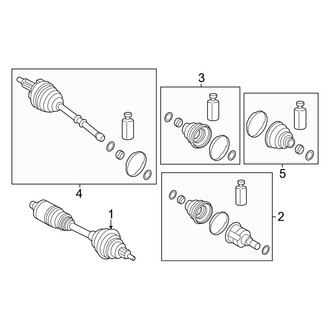 Genesis OE - Front Suspension - Drive Axles (From 02/09/2023 to 03/01/2025)