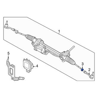 Genesis OE - Inner Steering Tie Rod Nut